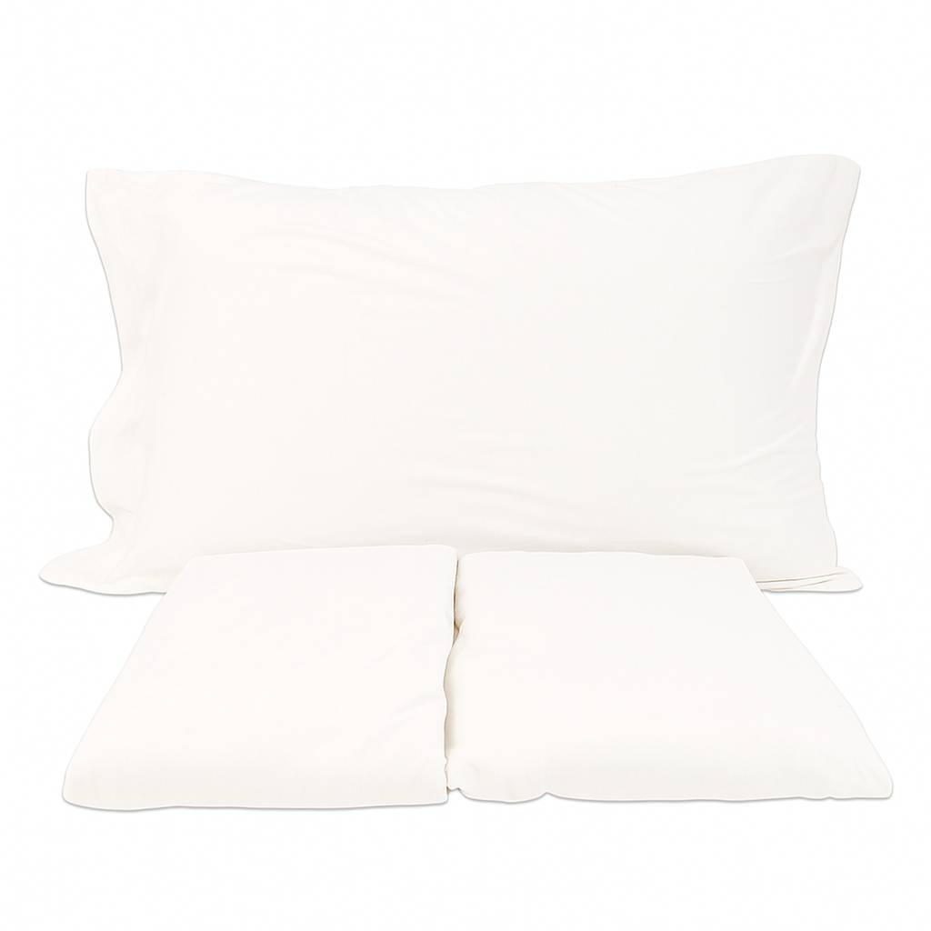 Completo Lenzuola Antigua Jersey no stiro Bianco Singolo