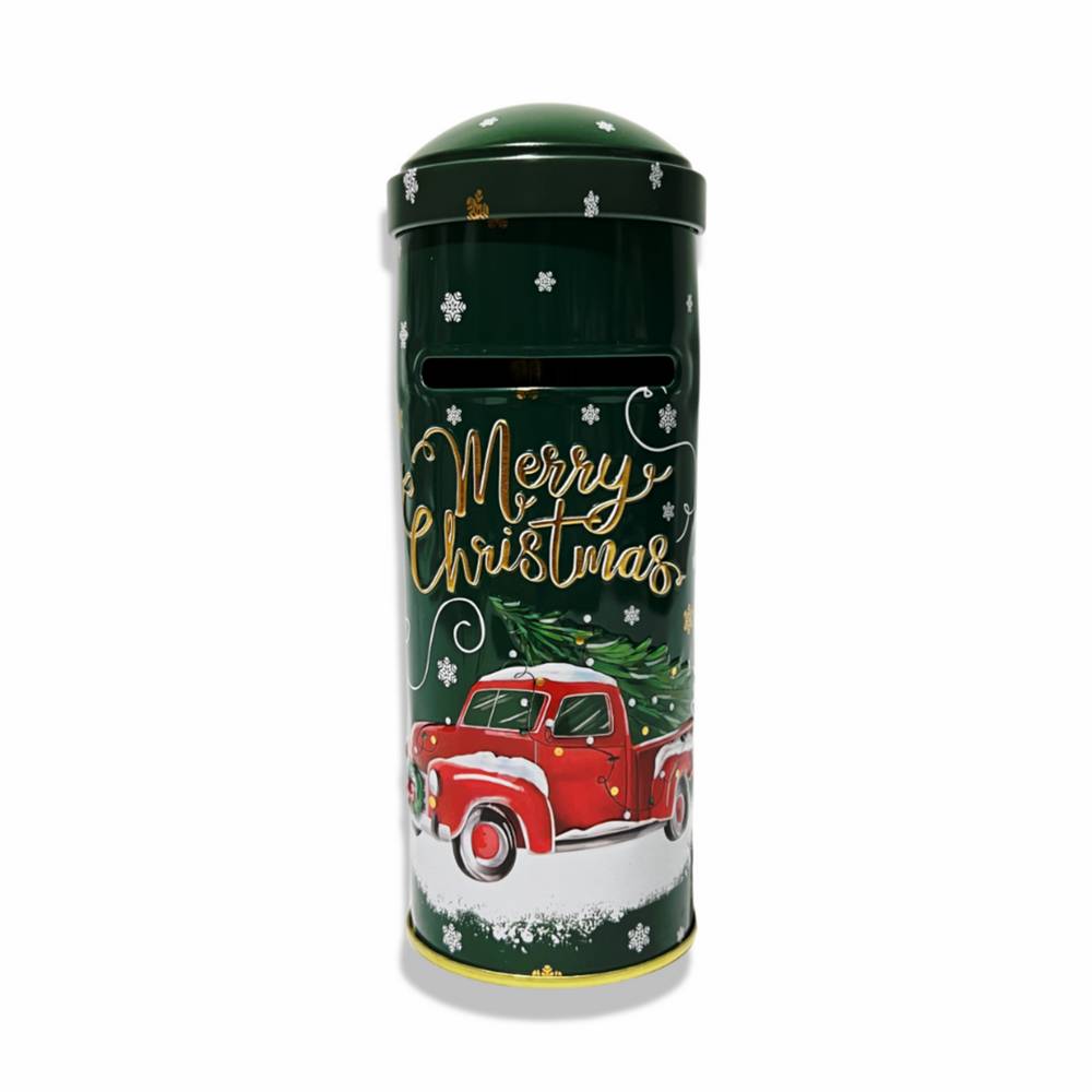 Salvadanaio Cassetta della Posta Natalizia Verde