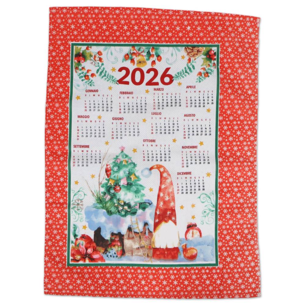 Canovaccio calendario 2026 Gnomo