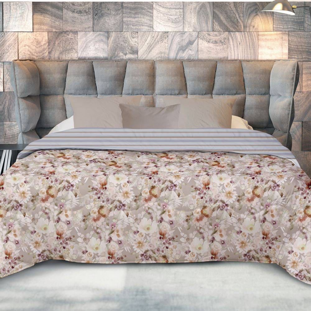 Trapunta Matrimoniale Mia Florian beige 250 x 250