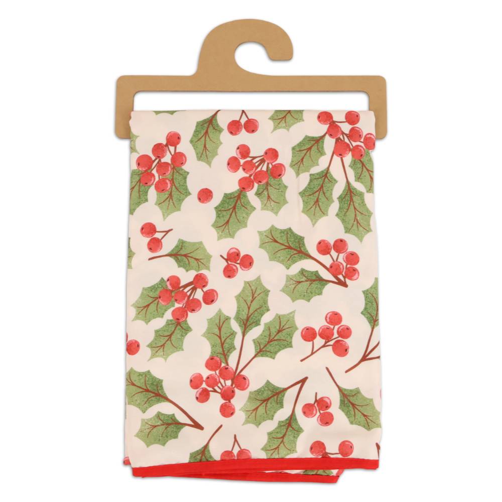 Tovaglia antimacchia Hydro XMas Agrifoglio 140 x 300