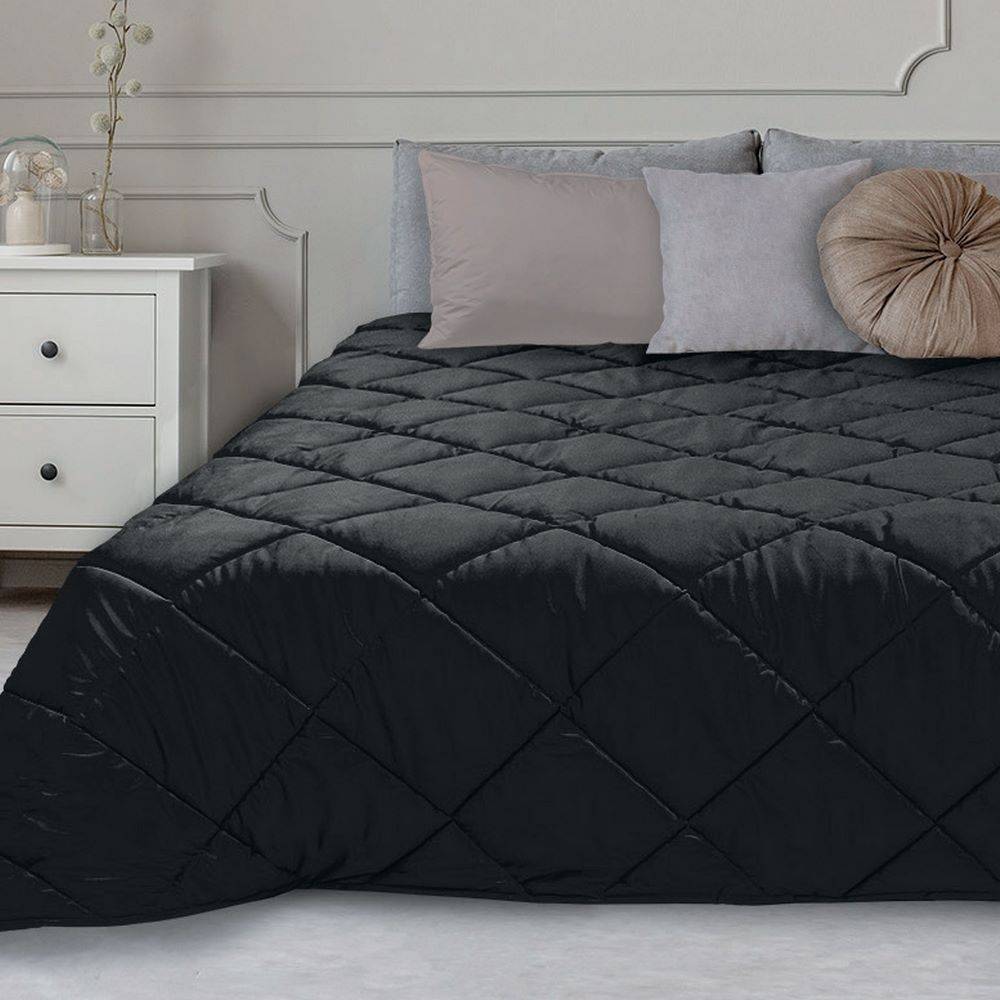 Trapunta matrimoniale Feeling Velluto Nero 250 x 250