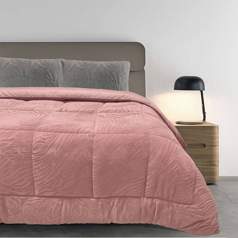 Trapunta Matrimoniale Luminus Rosa 260 x 260