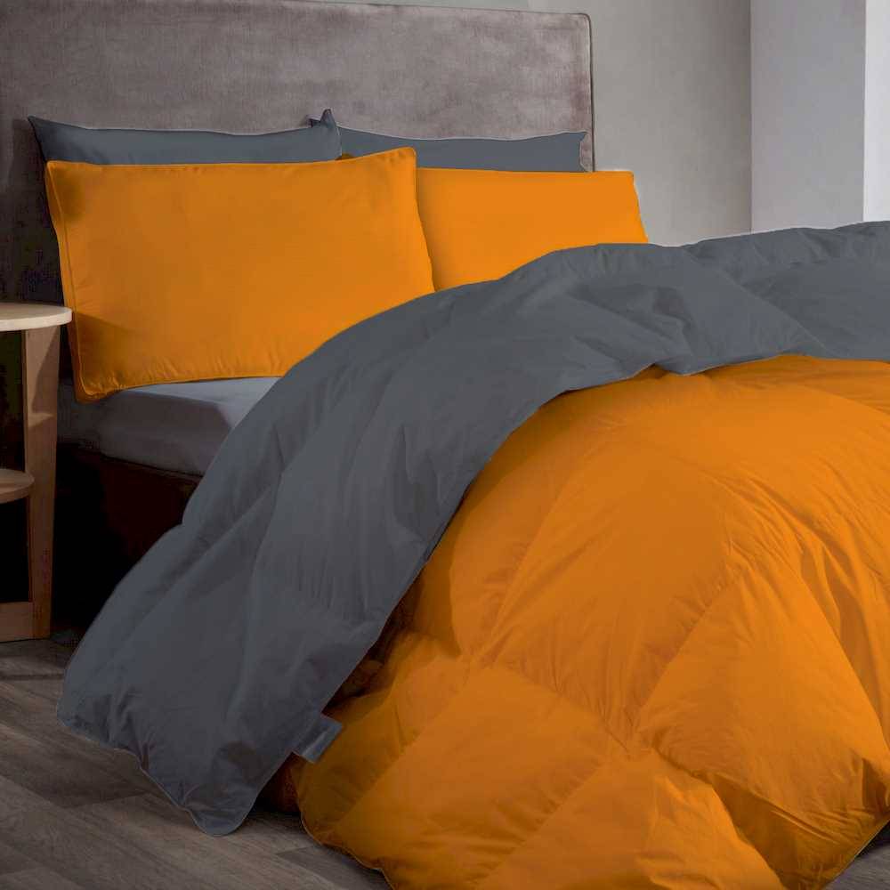 Trapunta Piumotta Arancio invernale 350 gr Piazza e mezzo