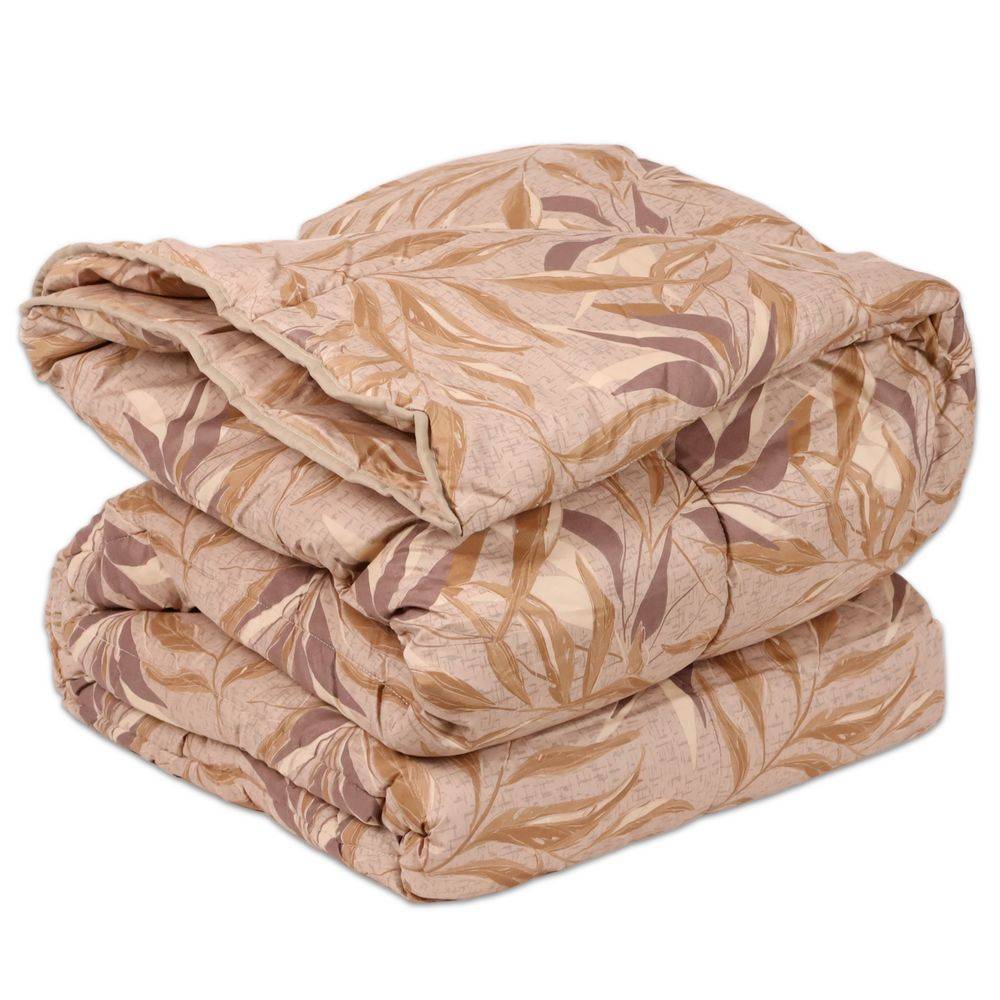 Trapunta Matrimoniale Ambra Foliage Beige 250 x 250