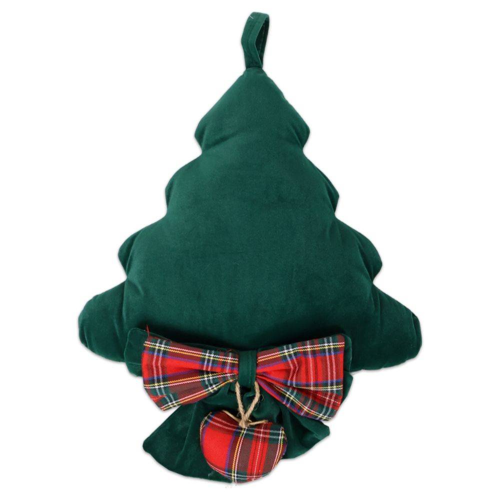 Ghirlanda addobbo Albero Velluto Verde