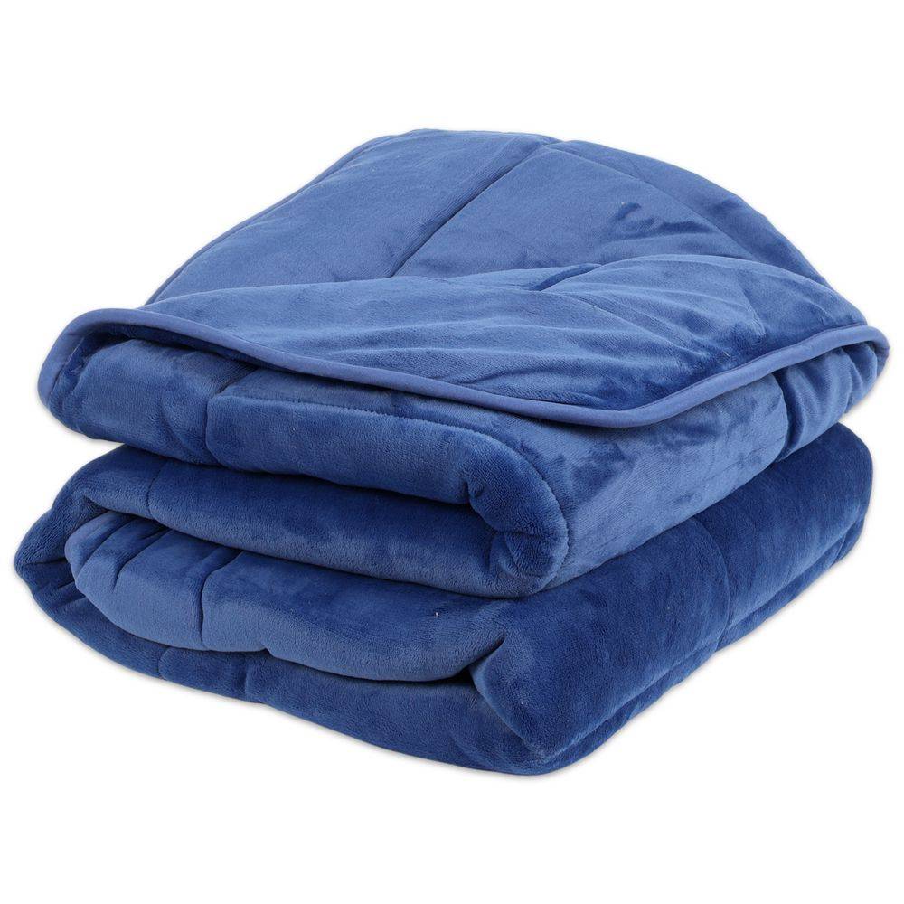 Plaid Imbottito Sensitive Blu 140 x 180