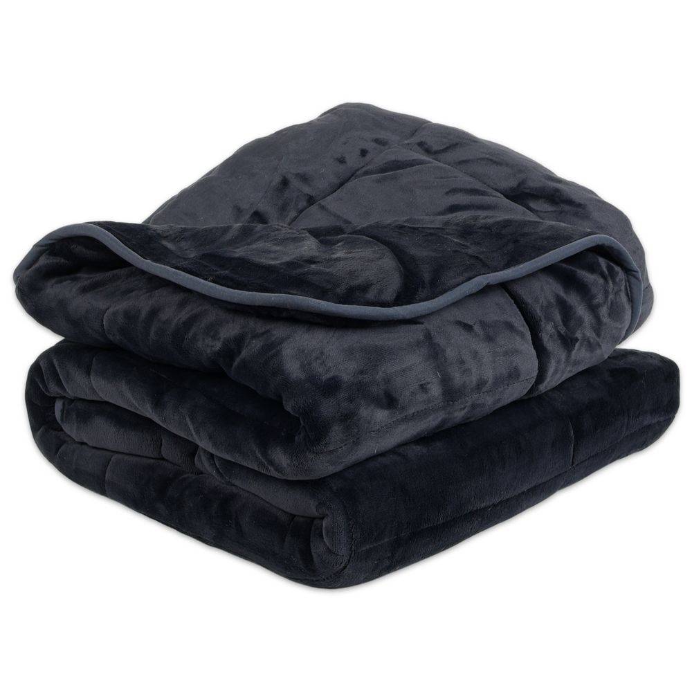 Plaid Imbottito Sensitive Nero 140 x 180