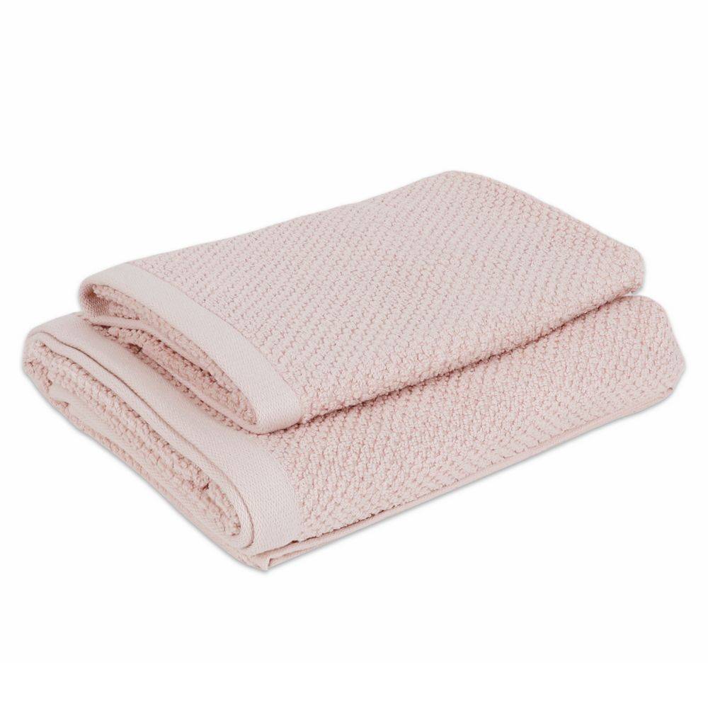 Coppia asciugamani Pop Corn Rosa