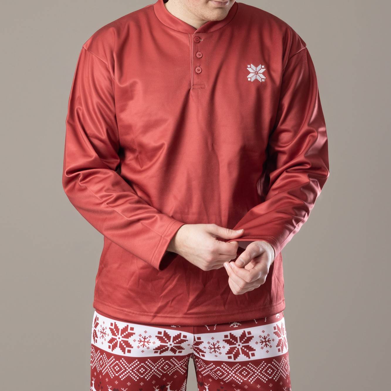 Pigiama Uomo Montreal CERVI ROSSI Dis. 4