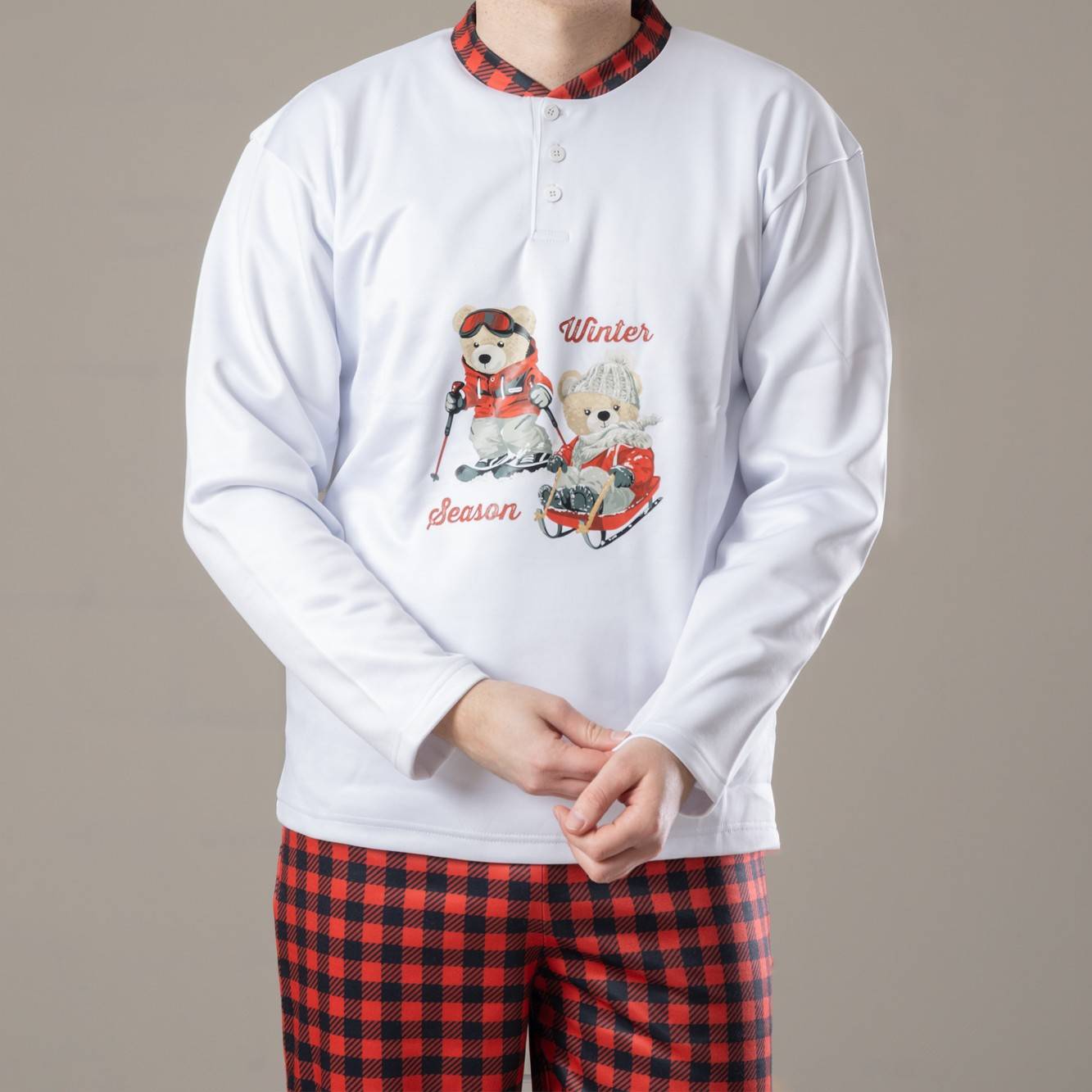 Pigiama Uomo Montreal Winter Season Dis. 5