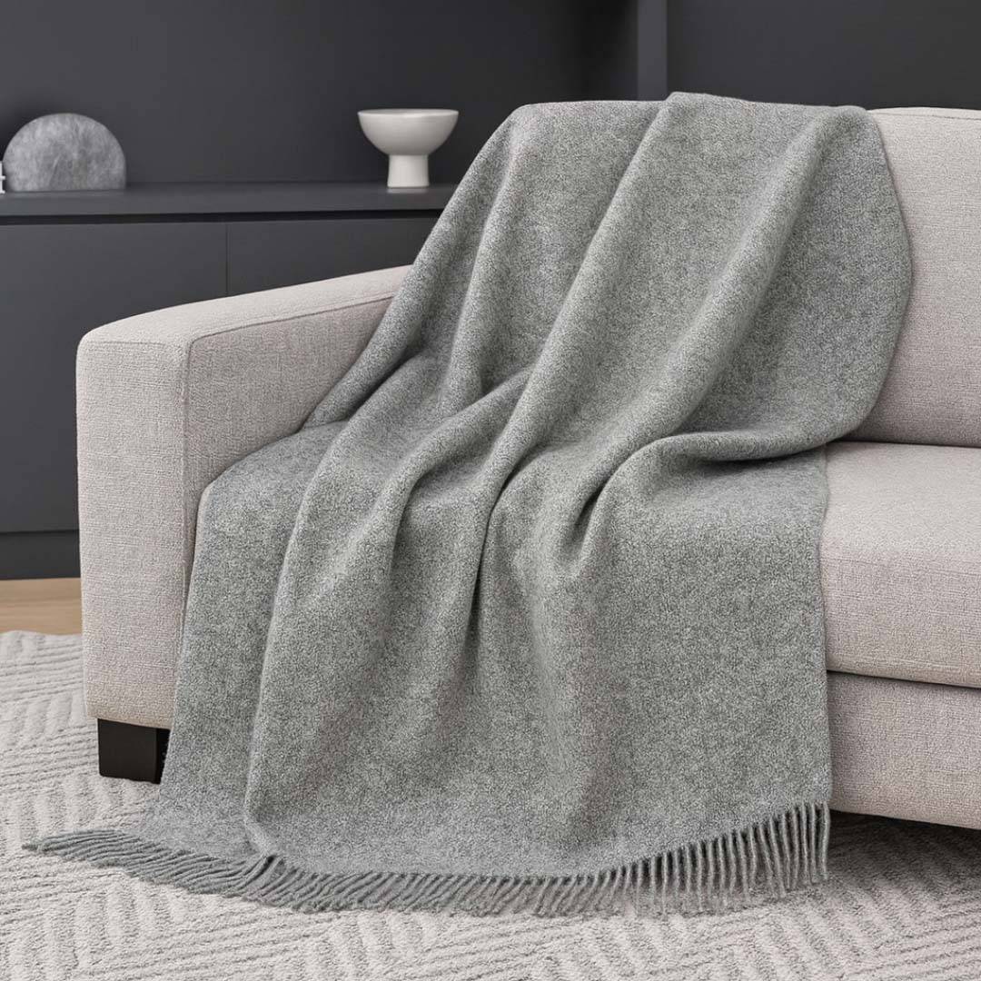 Plaid Jacquard Norma Grigio 130 x 180 