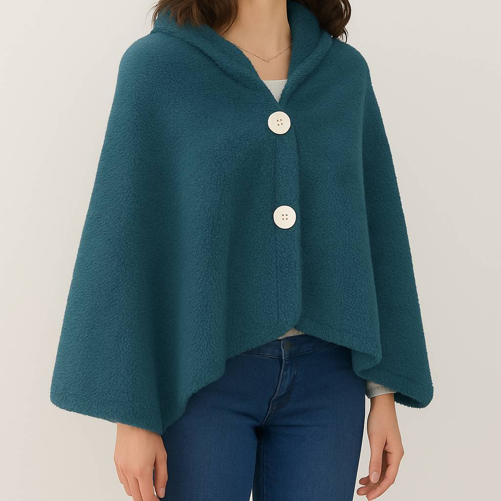 Mantella - Poncho Soffice Ottanio