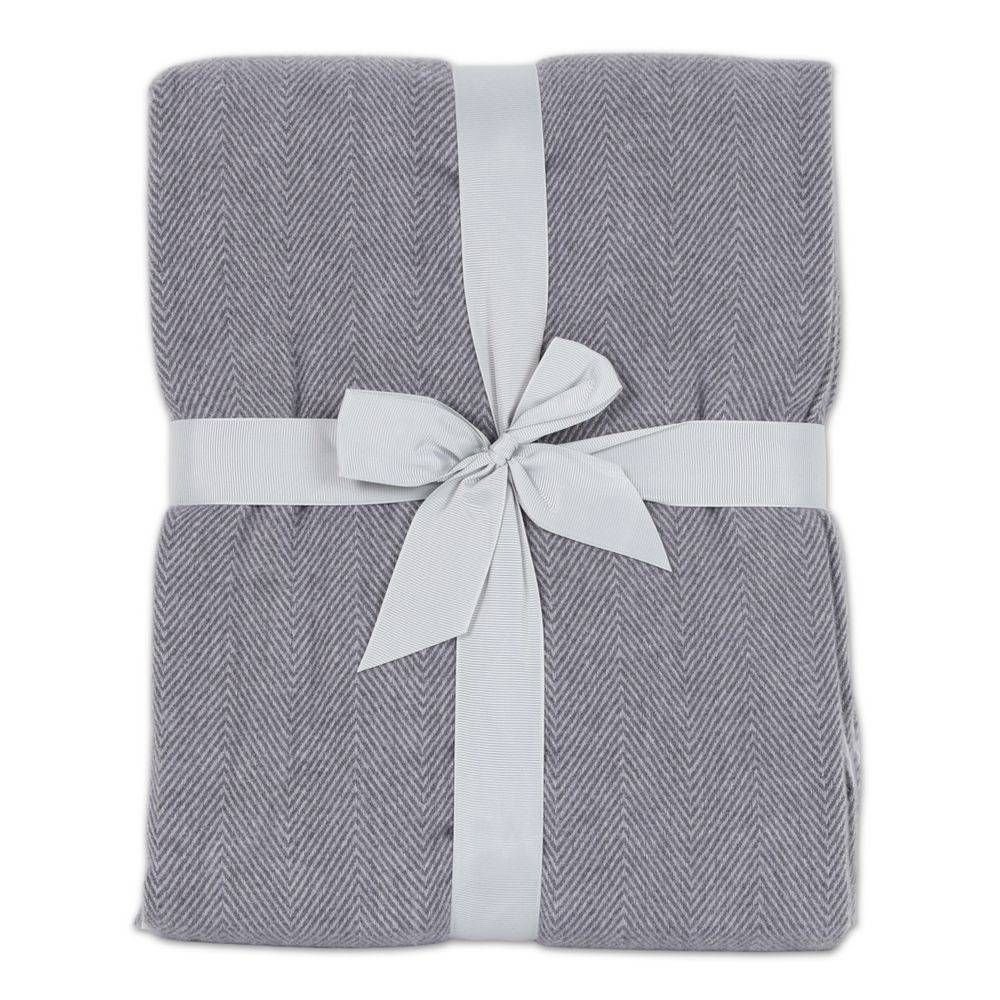 Plaid Gemma Super Soft Grigio 130 x 160