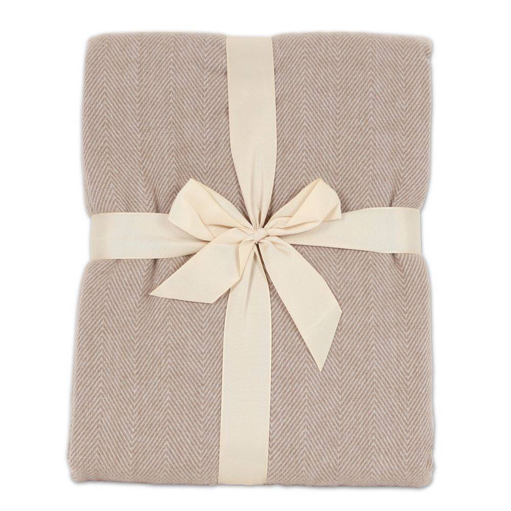 Plaid Gemma Super Soft Beige 130 x 160