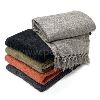 Plaid 4 stagioni in ciniglia Feira Verde 130 x 160