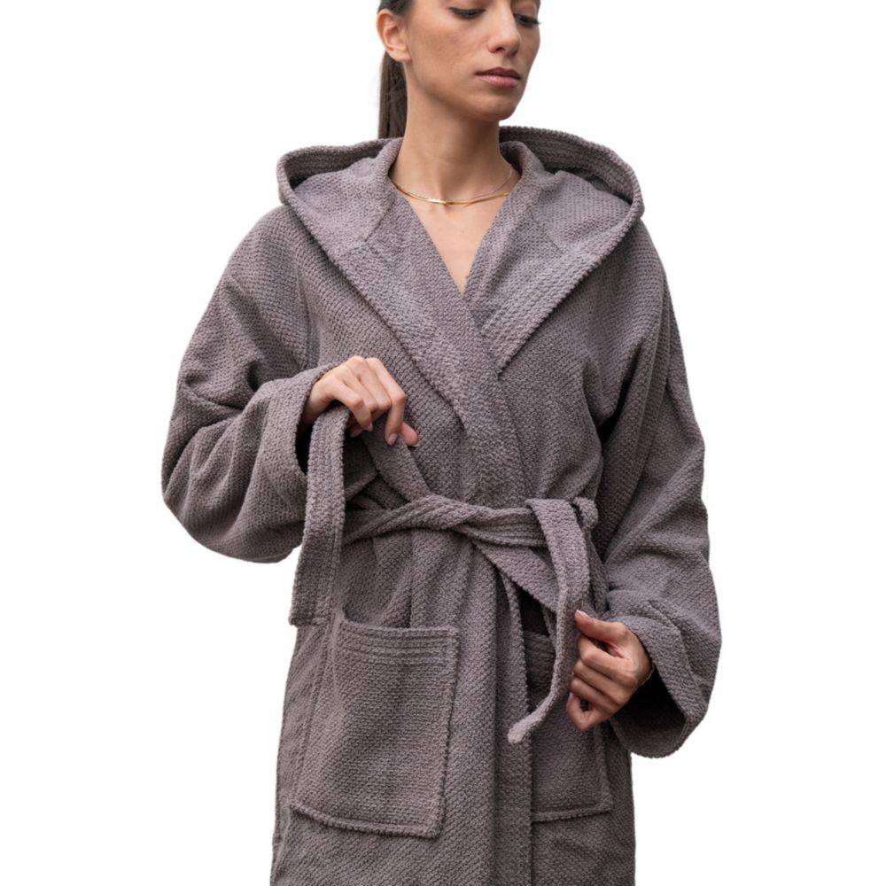 Accappatoio con cappuccio Pop Corn Fumo