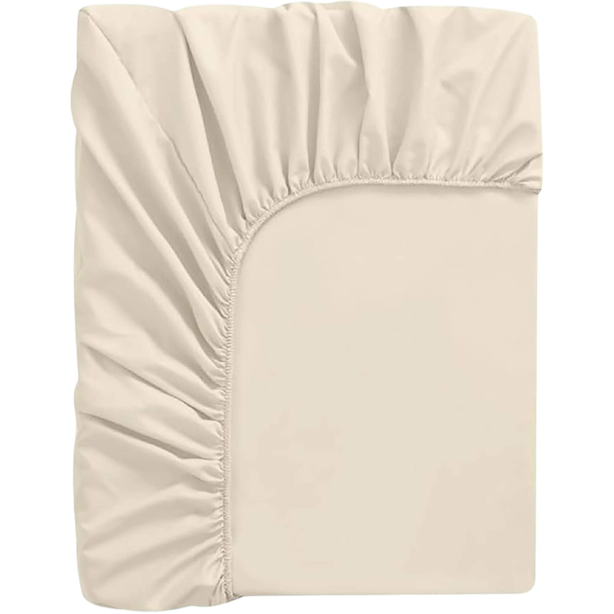 Lenzuolo sotto con angoli Jersey Panna matrimoniale