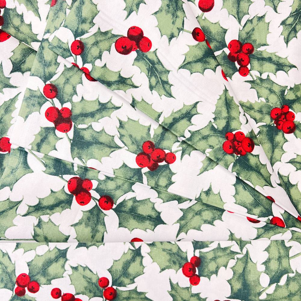 Tovaglia Agrifoglio e Bacche 180 x 180