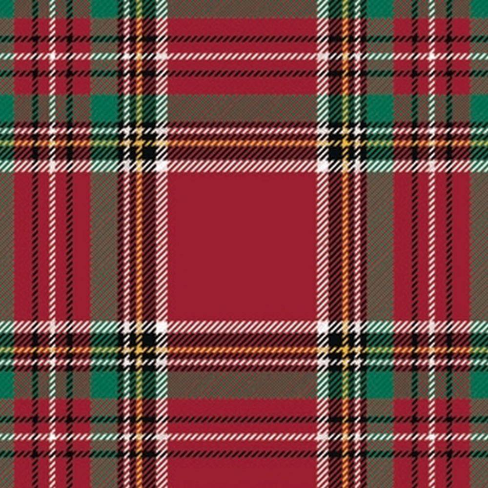 Trapunta Piazza e mezzo Ambra Tartan Rosso 220 x 250