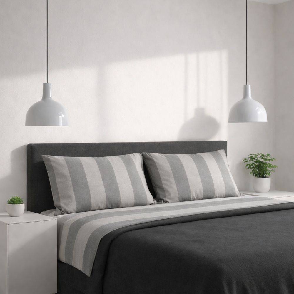 Completo Lenzuola Rigoni grigio singolo