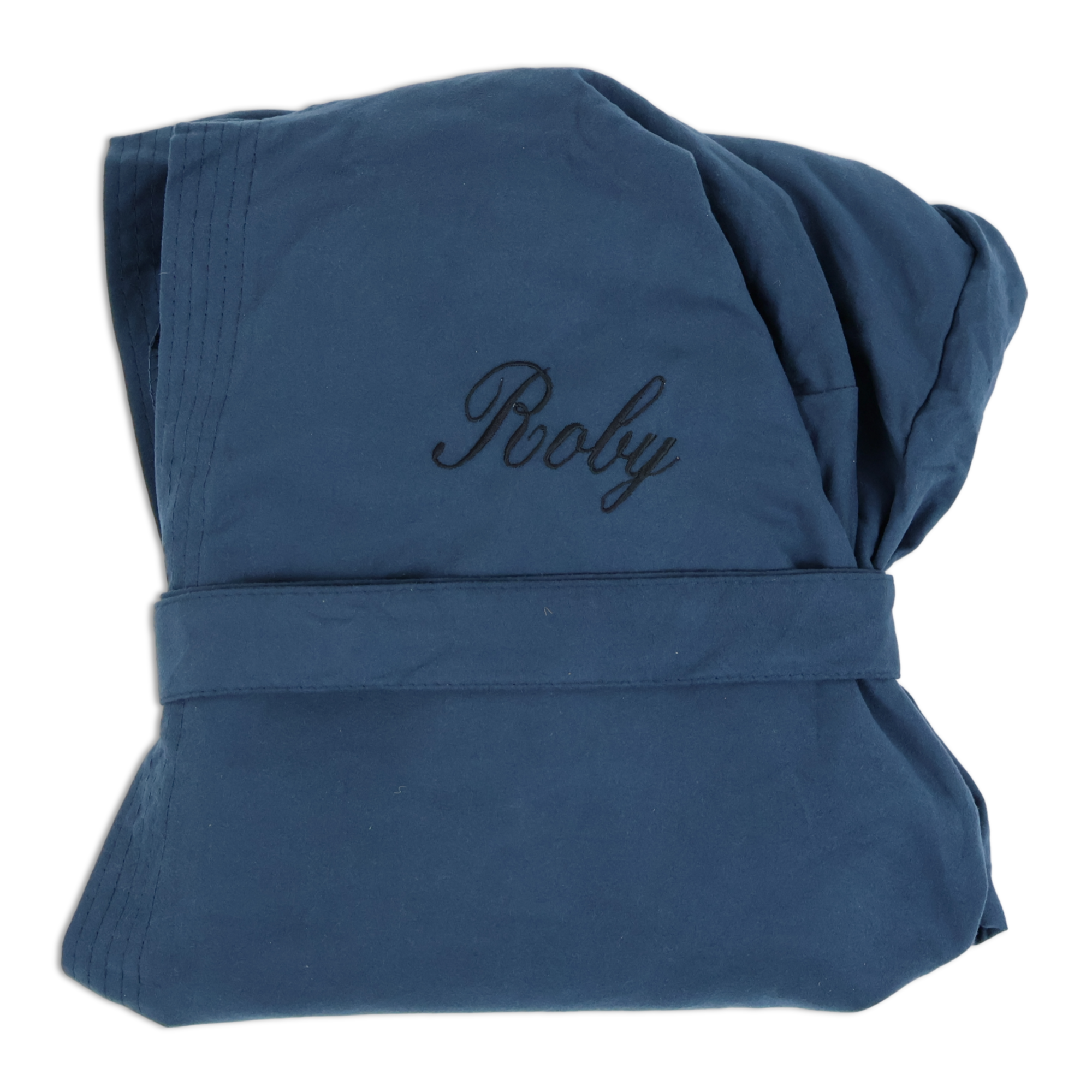 Accappatoio in Microfibra Blu Navy Personalizzato