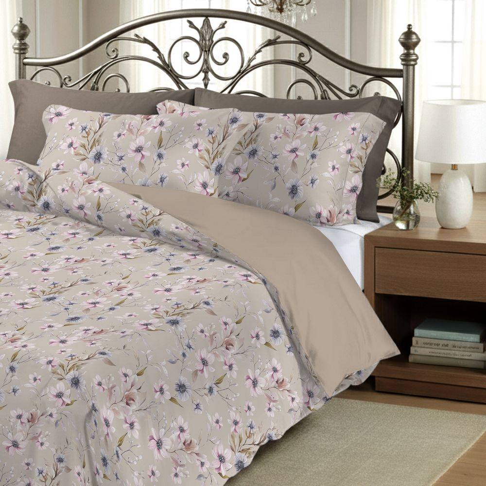 Parure copripiumino Raso Artemisia Matrimoniale