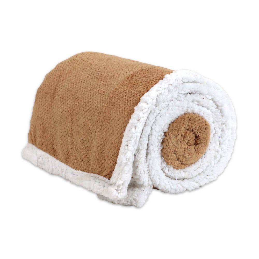 Plaid Sherpa Aspen Nido d'Ape Miele