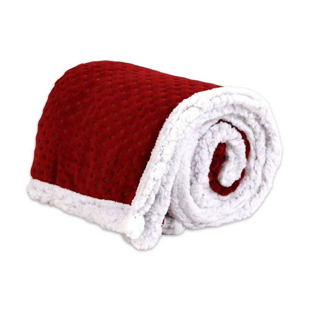 Plaid Sherpa Aspen Rombetti Bordeaux