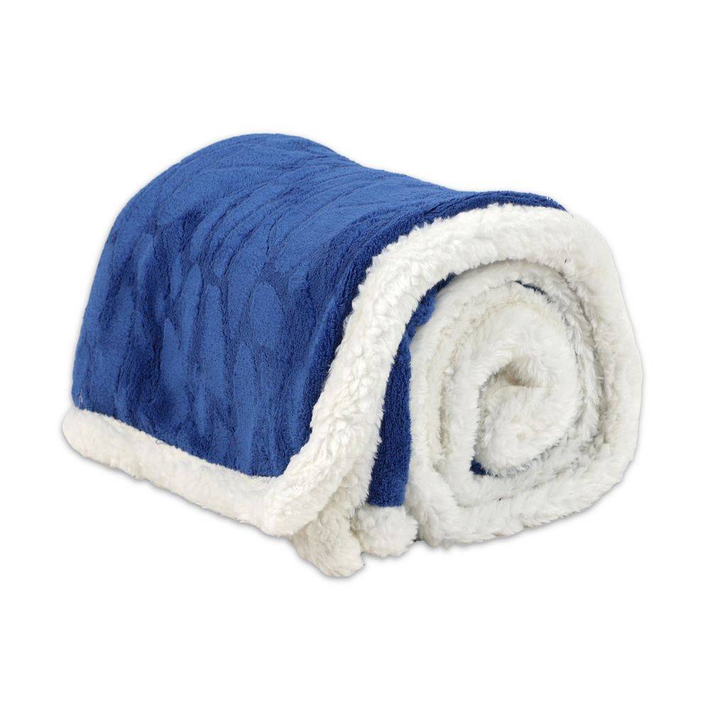 Plaid Sherpa Aspen Blu Elettrico