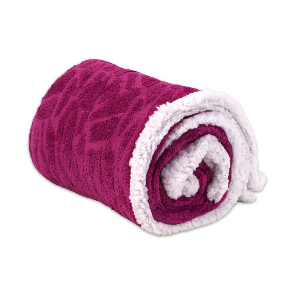 Plaid Sherpa Aspen Geranio