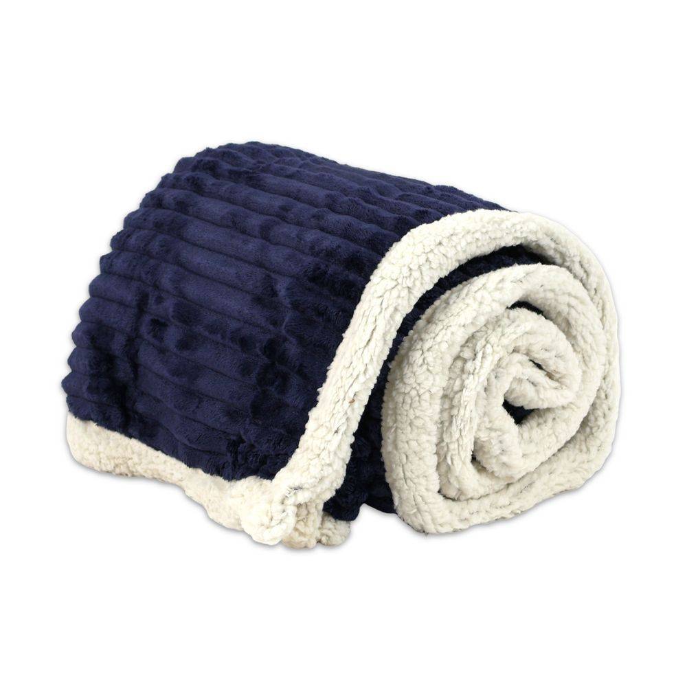 Plaid Sherpa Aspen Blu Oltremare