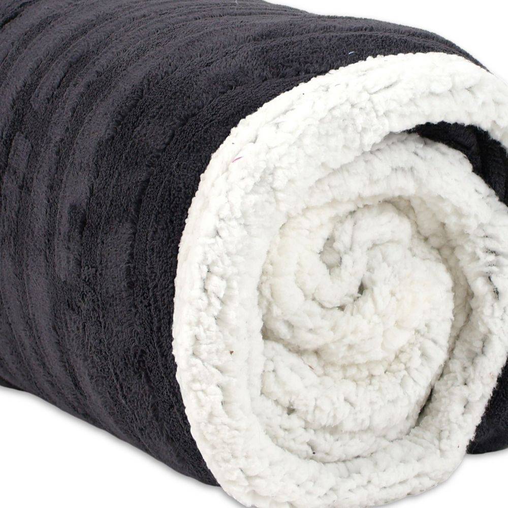 Plaid Sherpa Aspen Grigio canna di fucile