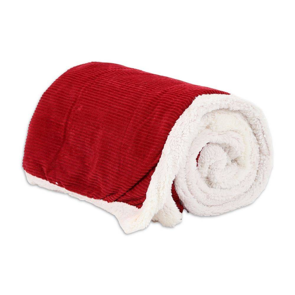 Plaid Sherpa Aspen Velluto Bordeaux