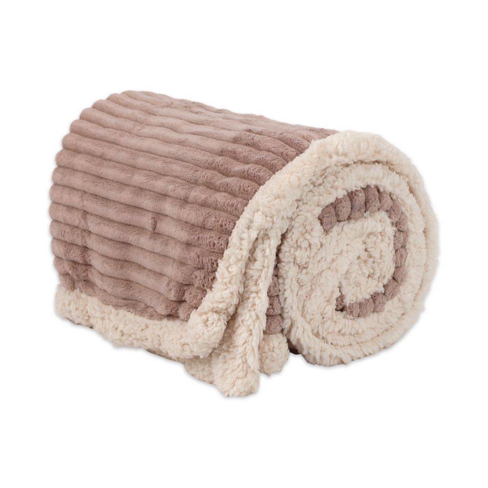 Plaid Sherpa Aspen Riga Beige