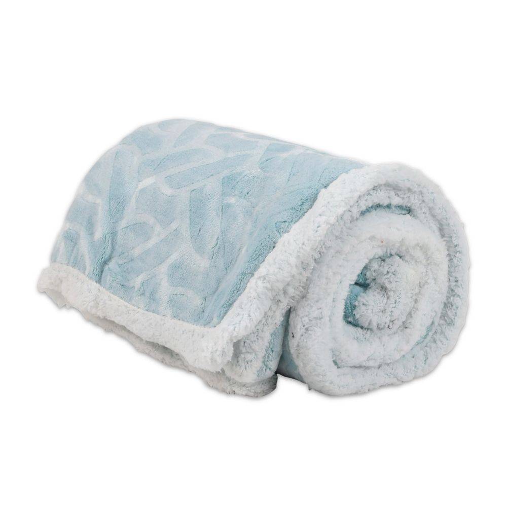 Plaid Sherpa Aspen Azzurro Cielo