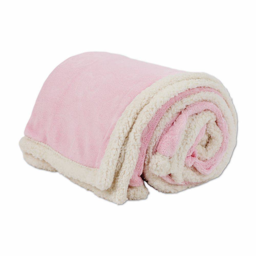 Plaid Sherpa Aspen Rosa Confetto