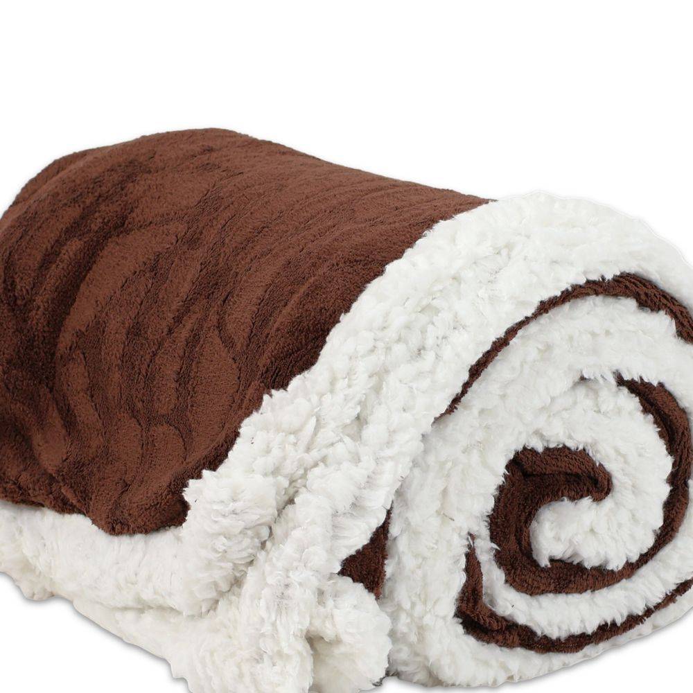 Plaid Sherpa Aspen Marrone