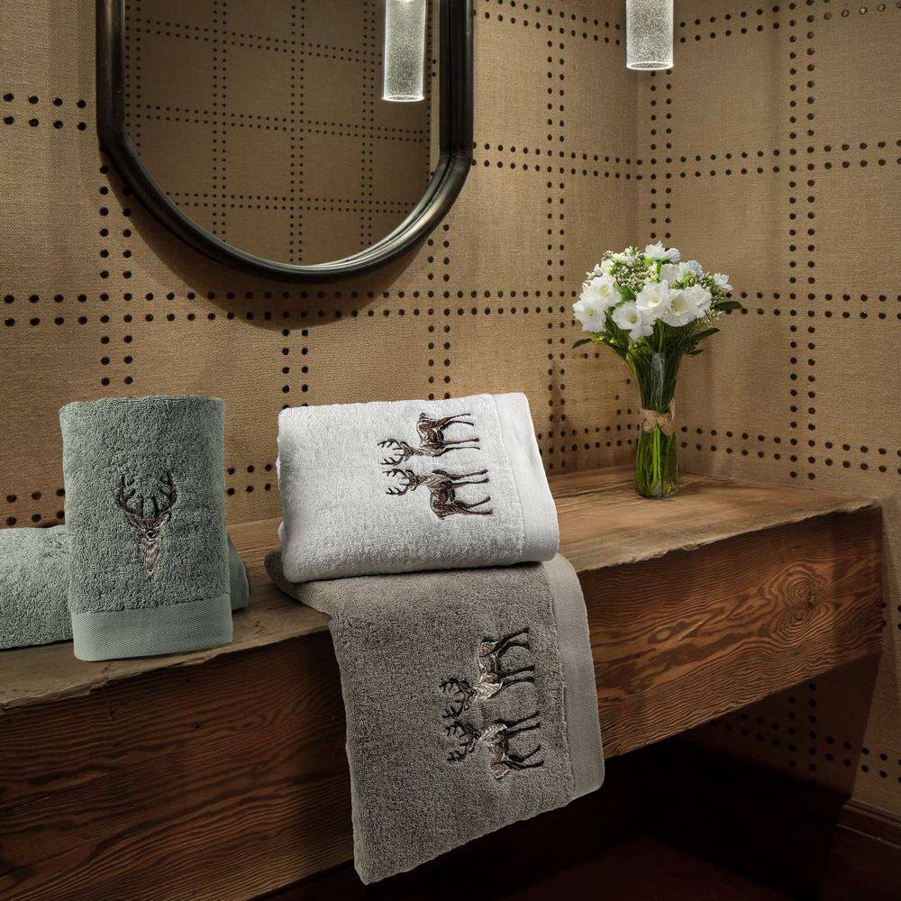 Coppia asciugamani CREOLE Cervinia Ruggine