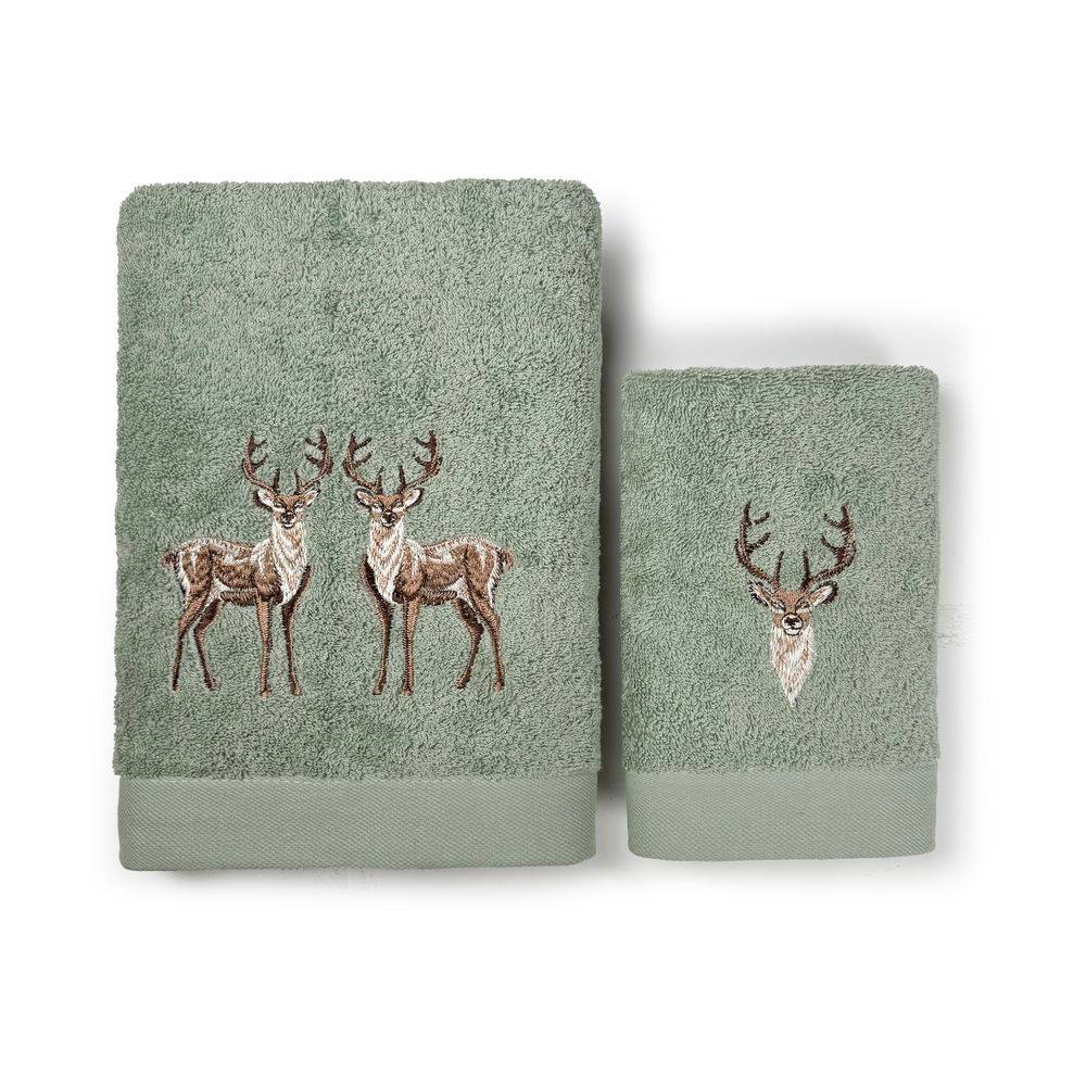 Coppia asciugamani CREOLE Cervinia Verde 