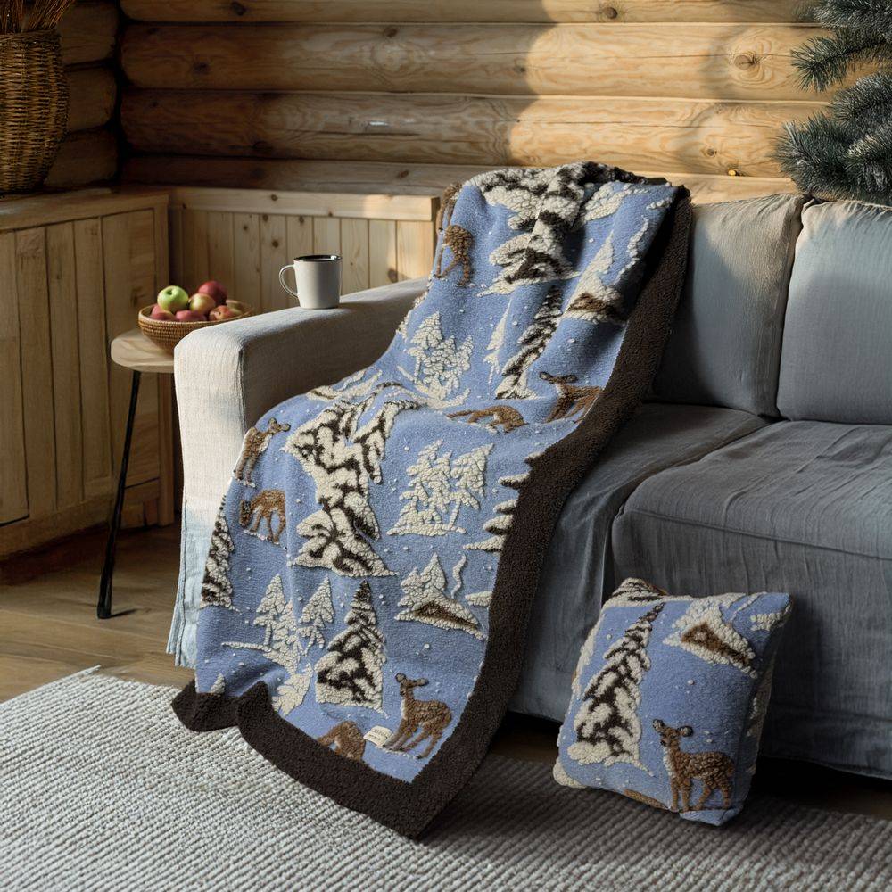 Plaid CREOLE in Lana Cotta Cleide 150 x 200