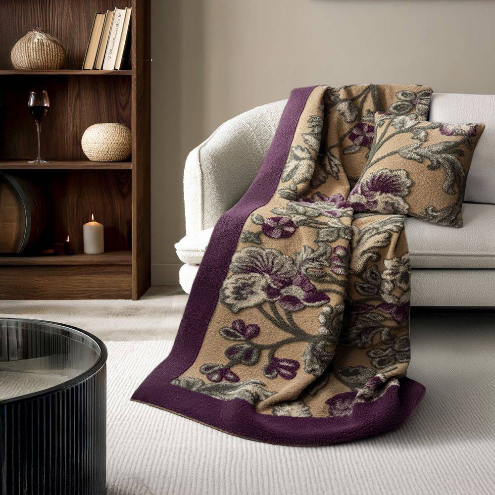 Plaid CREOLE in Lana Cotta Pinot 150 x 200