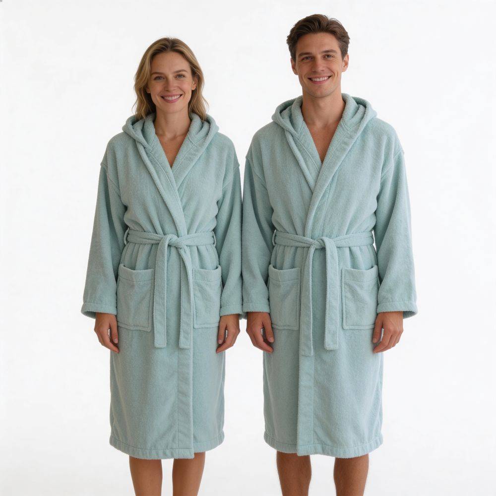 Accappatoio in Cotone con cappuccio Zero Acqua