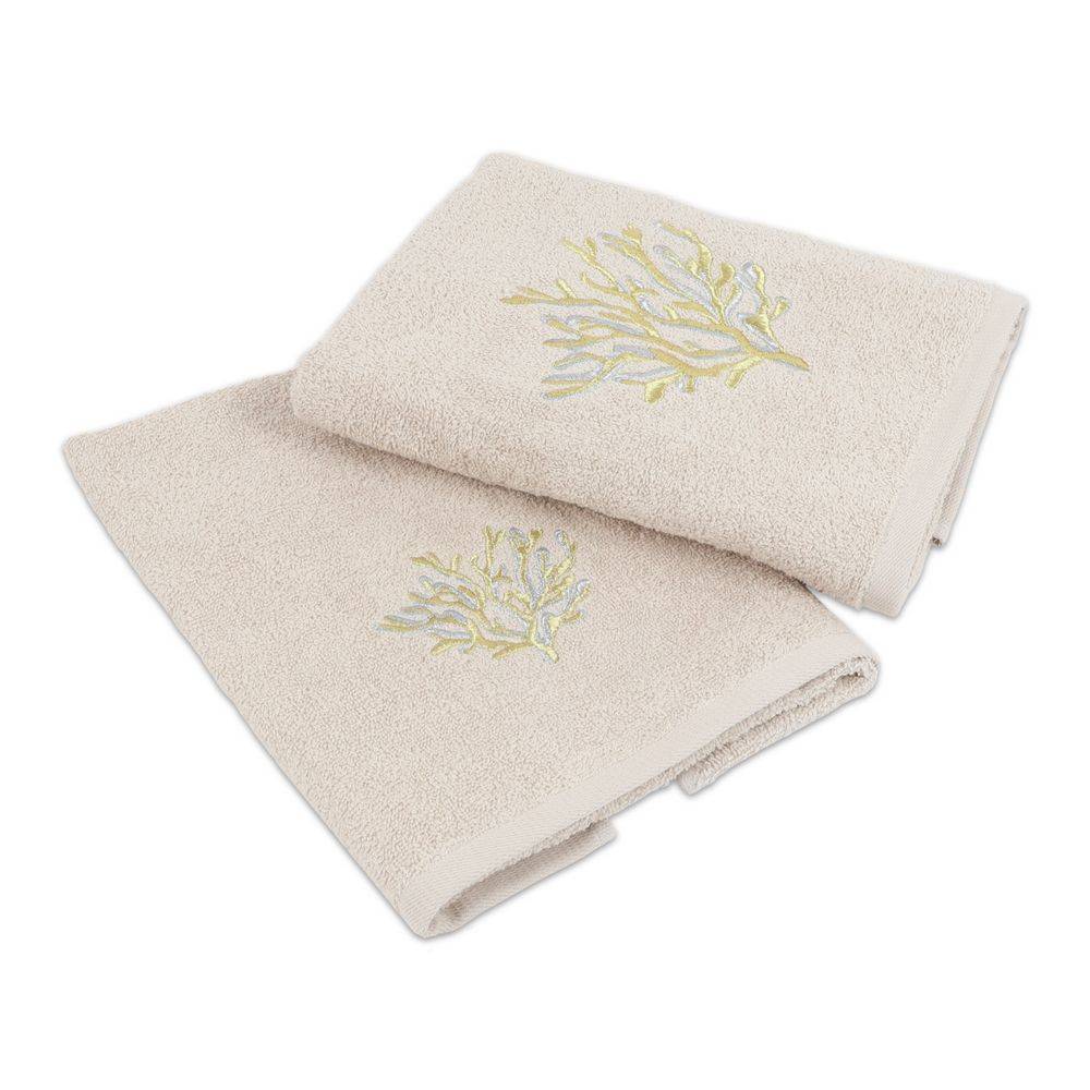 Coppia asciugamani CREOLE Maldive Beige