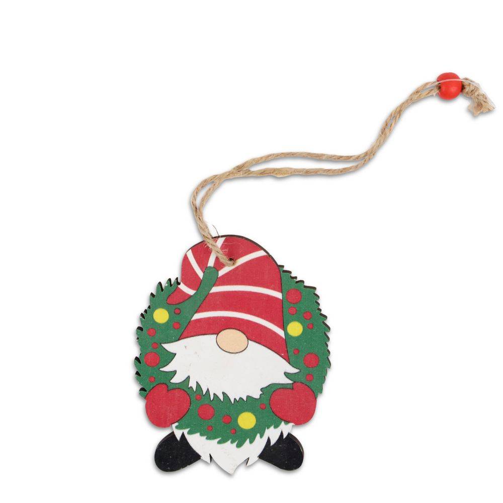 Pendente in Legno Gnometto Ghirlanda