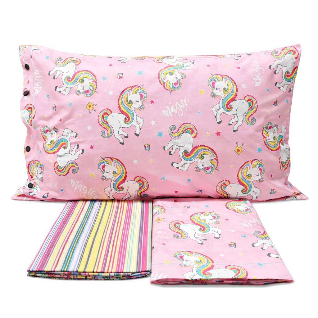 Completo Lenzuola Unicorno Piazza e mezzo
