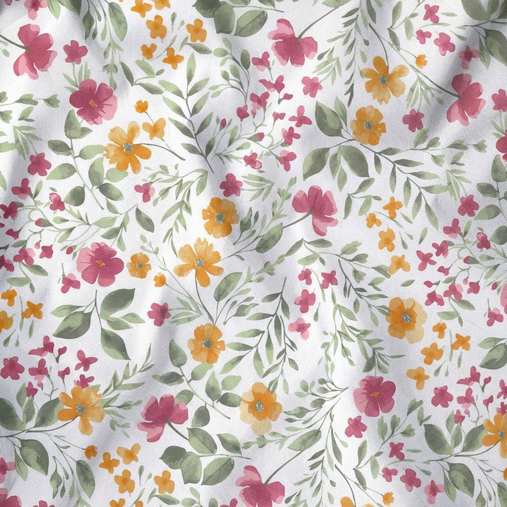 Tessuto a metro Primavera Acquerello