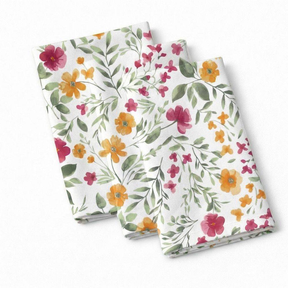 Tovagliolo su misura Primavera Acquerello