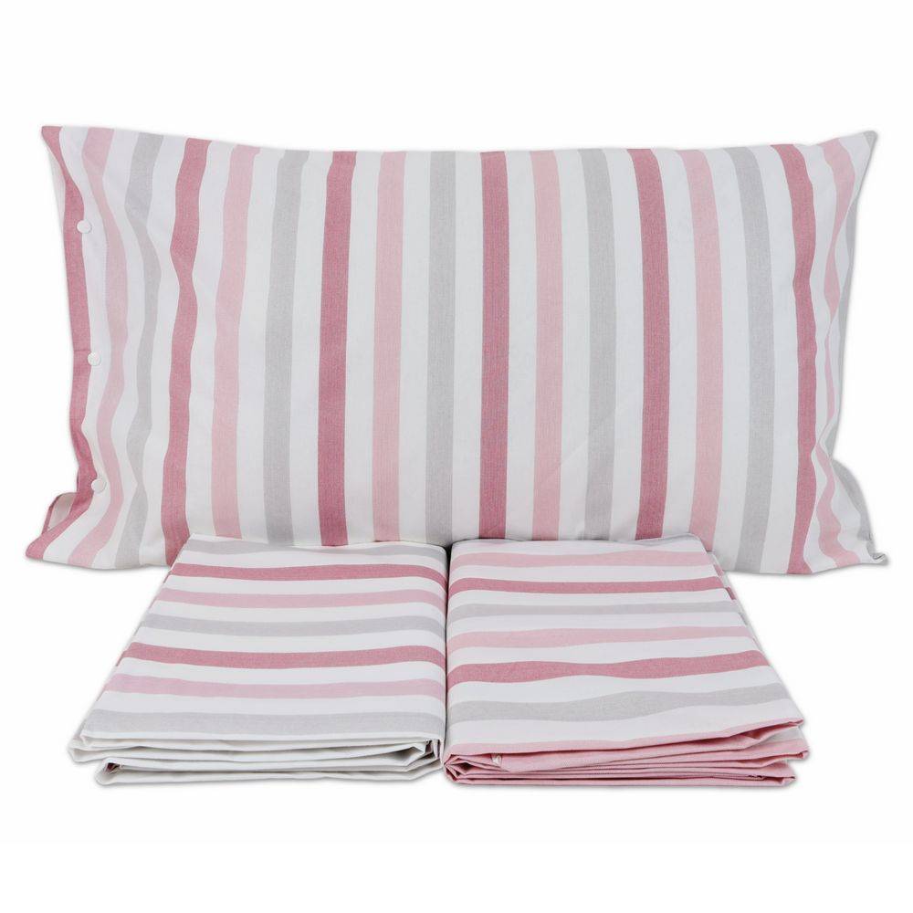 Completo Lenzuola James Rosa Matrimoniale