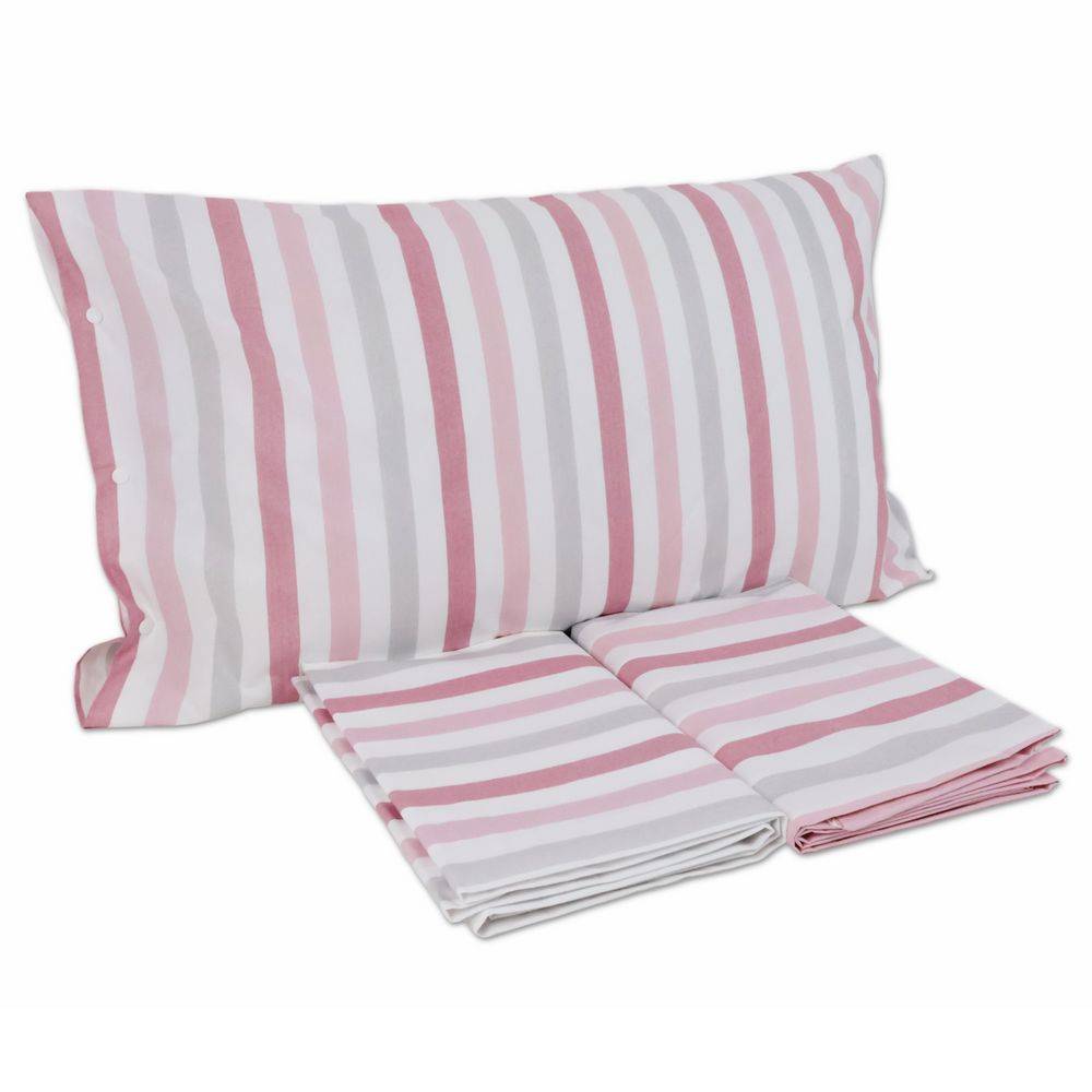 Completo Lenzuola James Rosa Matrimoniale